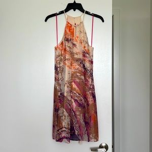 Trapeze OR Tailored multicolor dress WITH POCKETS